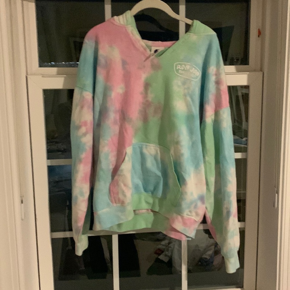 tie dye oversized hoodie